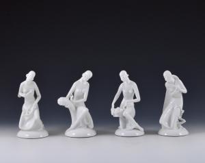 Allegorie der vier Jahreszeiten - Gerhard Schliepstein, Rosenthal Manufaktur, 1928